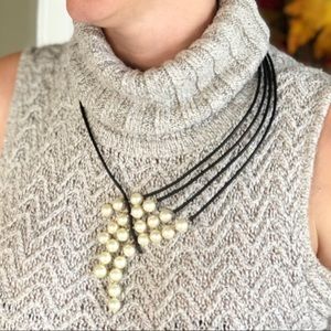 Pearl Necklace,Earrings, Designer Piece